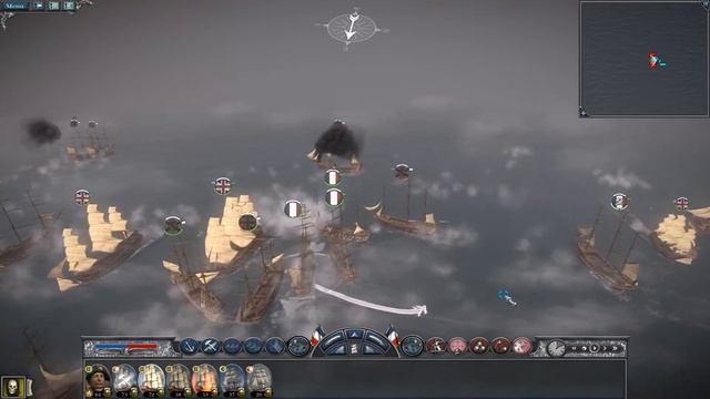 Napoleon Total War Battles Trafalgar Very Hard смотреть онлайн