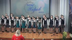 Хор "Вдохновение" "Солнце скрылось за горою"