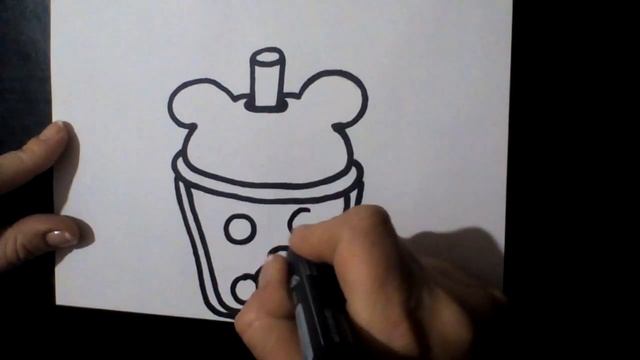 KAWAII РИСУНКИ | Как нарисовать няшный стакан - How to draw a glass Как нарисовать милые рисунк смотреть онлайн