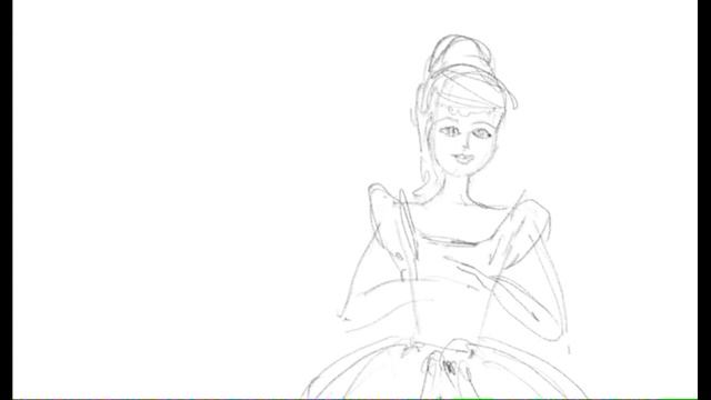 Рисуем принцессу смотреть онлайн