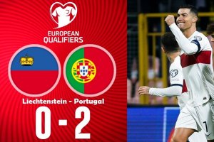 Лихтенштейн - Португалия  0-2.   ЕВРО. Квалификация. Тур 9.