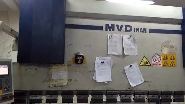 MVD Inan HAP 30/160 ЧПУ пресс гидравлический гибочный 7+ лет в работе. смотреть онлайн