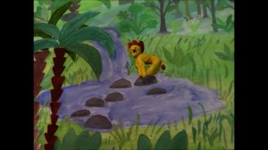 Мультфильм "Грозный лев" Тетерин Александр, 9 лет