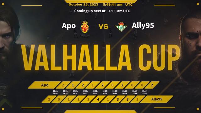 Valhalla cup 1 - 23/10/2023 - Morning Session смотреть онлайн