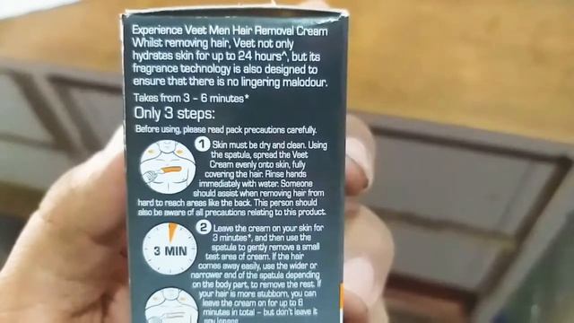 Veet - Man's Hair Removal Cream 25g смотреть онлайн