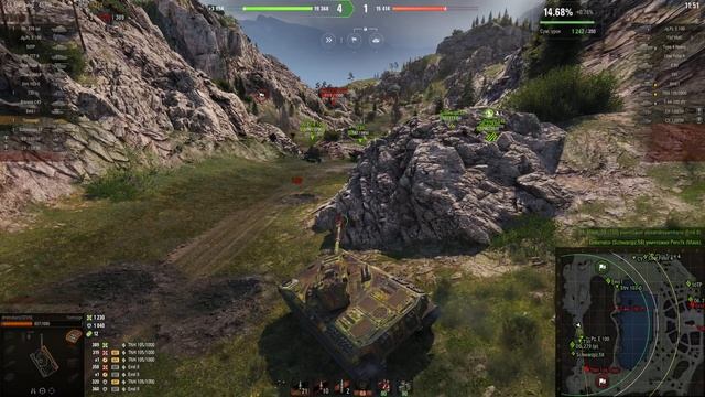 Bofors Tornvagn. Танк из больших коробок. Как он? Новогодние наступление 2022. WorldOfTanks смотреть онлайн