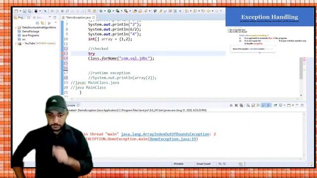 Exception Handling In Java With Examples