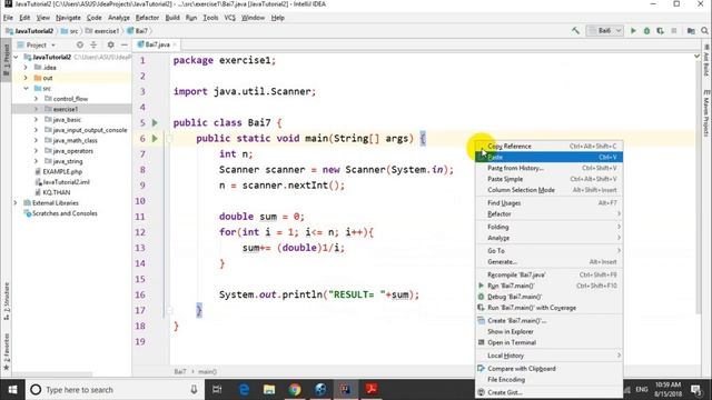 Bài tập Java: Bài 1.7: Tính tổng nghịch đảo смотреть онлайн