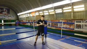 Левый боковой удар в боксе Урок № 14 Часть 1