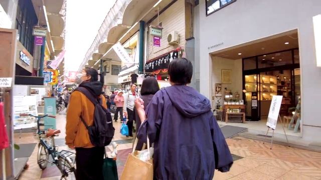 Прогулка по Осаке ?? Торговая улица Осака Тенмангу ♪ ? 4K без остановок 1 час 03 минуты смотреть онлайн