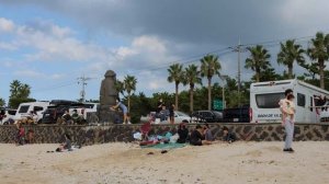 Рай в Корее, остров Чеджу, пляж Хёпче и прогулка по черной каменной стене