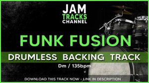 Funk Fusion / Jazz Funk Drumless Backing Track 135bpm