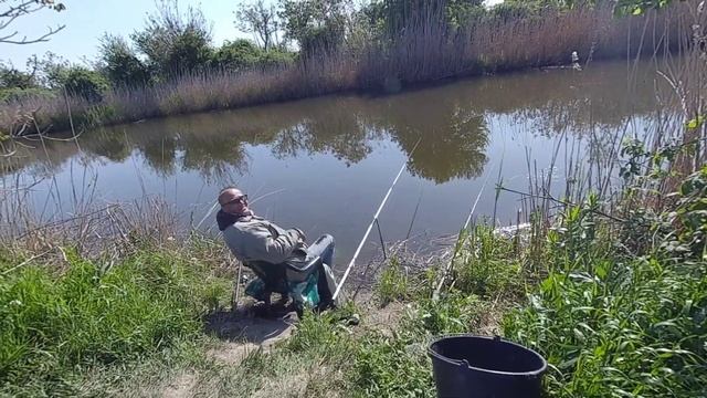 Ловля карася в канале на поплавок.#рыбалка2023 #карась#поплавок#днестр