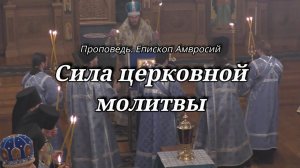 "Сила церковной молитвы". Введение во храм Девы Марии. Проповедь. Епископ Амвросий