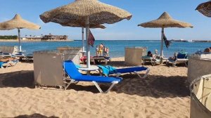 Обзор пляжа Sunrise Garden Beach Resort/ Sentido Mamluk 18.10.21 Египет, Хургада