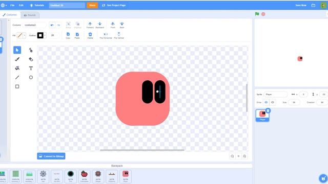 Scratch Scrolling Platformer Game | Part 1 | Scratch how to make a scrolling platformer game смотреть онлайн