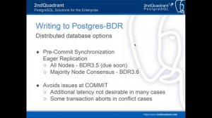 Webinar: pglogical and Postgres BDR update by Simon Riggs