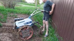 Дисковый окучник  на мотоблоке НЕВА. Hoeing potatoes.