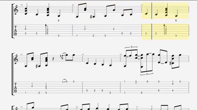 Blue Moon Guitar Tab смотреть онлайн