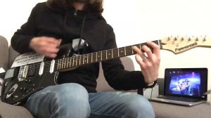 Polly Nirvana live at the Paramount Kurt Cobain Vandalism Strat Fernandes guitar made by khristore