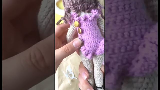 Заказать летнюю куколку моно написав мне в вк или телеграм @kipele #амигуруми #вязаная кукла смотреть онлайн