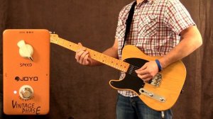 Joyo Vintage Phase Pedal Demo