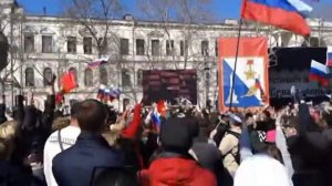 18 марта 2014 года ликующий Севастополь