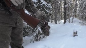НОЧЁВКА В ОГРОМНОЙ ИЗБУШКЕ У РЕКИ / ОХОТА НА БОРОВУЮ ДИЧЬ С МЕЛКАШКОЙ / НАШЁЛ МНОГО РЯБЧИКА В ТАЙГЕ
