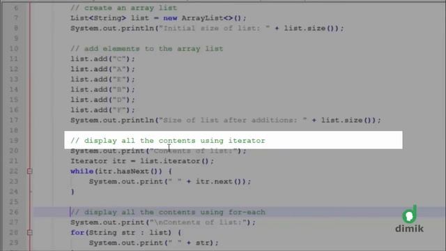 CS203 - JavaEE - Iterator With ArrayList смотреть онлайн