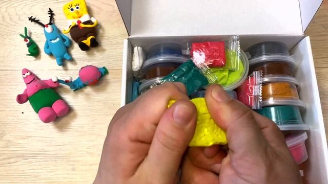 ЗАЛИПАКИ слепили СПАНЧ БОБА и его друзей / Выкинули коробку ЗАЛИПАК смотреть онлайн
