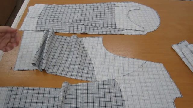 дублирование жакета на подкладке