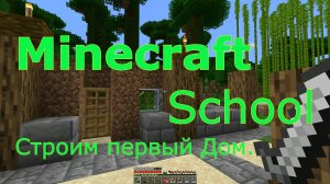 Minecraft School - 11 серия - "Постройка большого дома - своя фантазия" (часть первая)