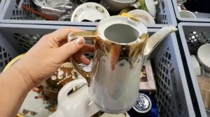 Снова идем на барахолку в Германии! Фарфор, керамика, винтаж!