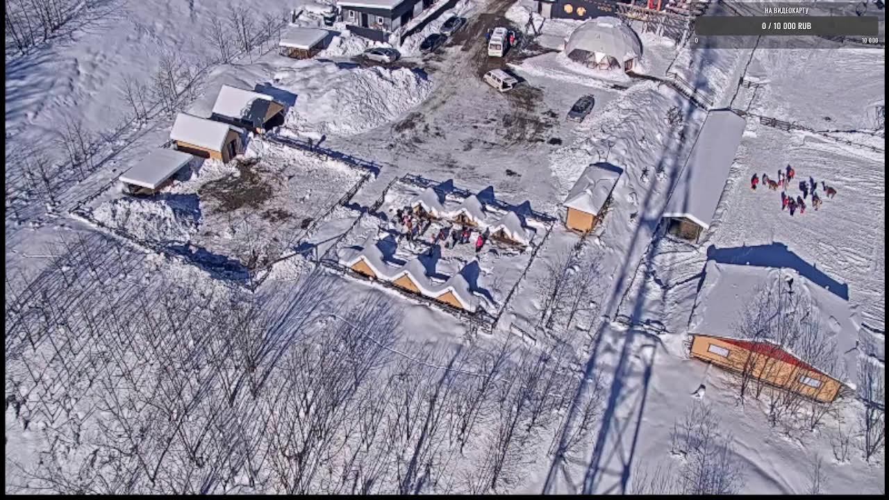 Горный курорт Роза Хутор. 1000м. Парк Альпак. смотреть онлайн