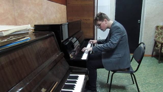 Алексей Митяев 7 класс К.Черни " Этюд" соч.299 № 24 смотреть онлайн