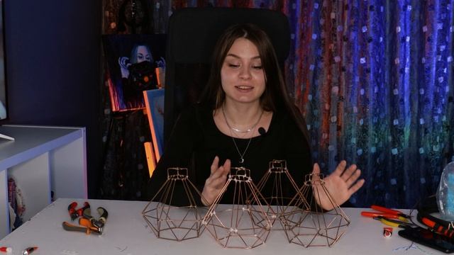 ?Как сделать лофт люстру из проволоки | DIY