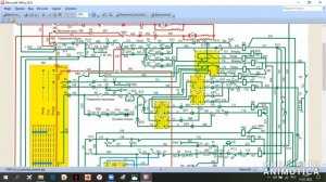Электрическая схема пуска дизеля тепловоза ТЭМ2