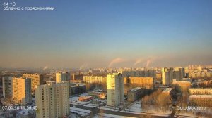 Город в окне / Gorodvokne.ru / Панорама Москвы Таймплапс 160107