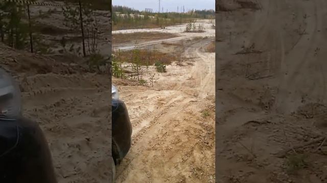 Тойота хайлендер на бездорожье. Проходимость по песку. Прокатываем хайлендер по трассе для трофи