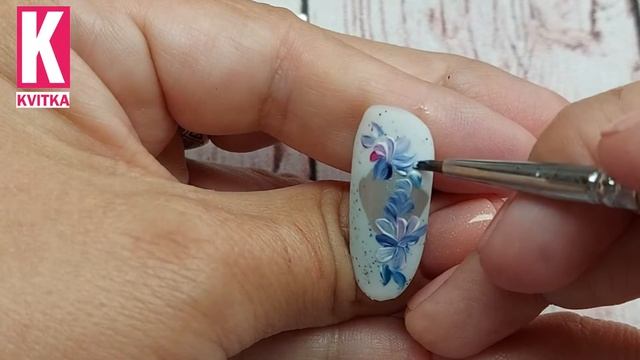 Тренд 2022 года гель-лак "перепелиное яйцо" Как нарисовать быстро дизайн ногтей гель-краской