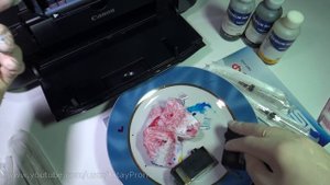 Как заправить картридж принтера Canon Pixma чернилами