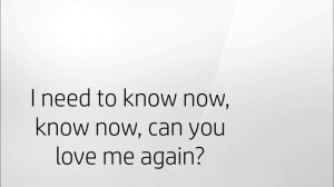 John Newman - Love Me Again Lyrics [1080p HD]