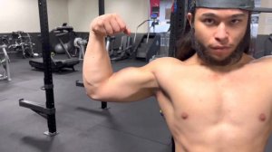 20 Years Old Flexing Biceps 12-12-2022