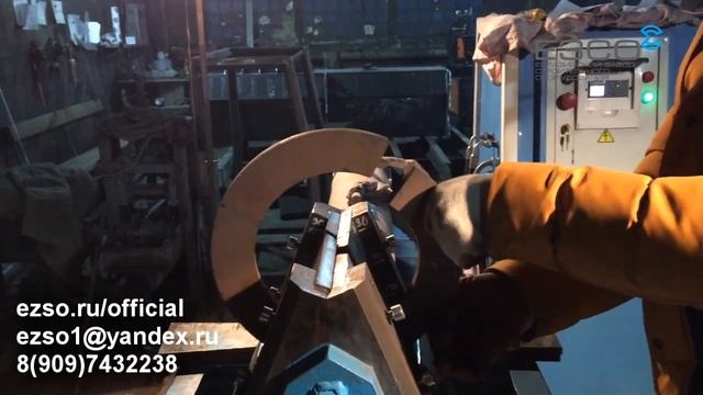 Гибка витков шнека из стали ХАРДОКС. Финальные испытания станка ГП 30Т смотреть онлайн