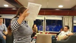 Теплоход "Александр Великий" (Байкал). На капитанском ужине 23.08.2019