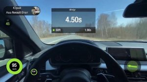 Разгон до 100км/ч BMW X6 40D STAGE 2