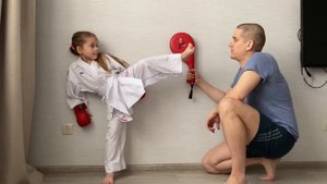 Karate WKF kids training