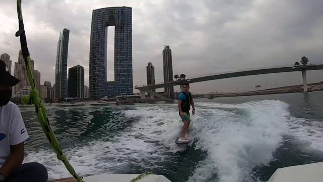 Вейксерф в Дубаи  WAKEBOARDING in Dubai