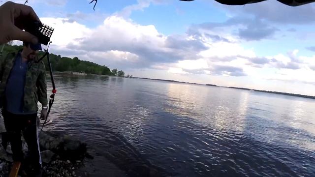 Рыбалка в городской черте.Фидер в селе Пристанное.