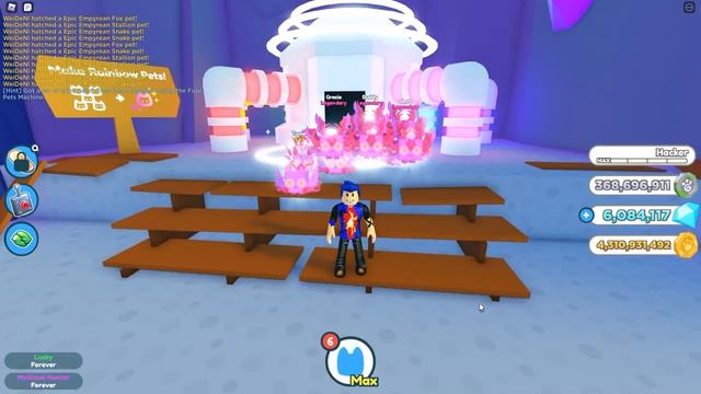 КАК ПОЛУЧИТЬ МИФИКА И ЗАФЬЮЗИТЬ ЛЕГЕНДАРНОГО ПИТОМЦА В Pet Simulator X РОБЛОКС КОД смотреть онлайн